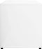 vidaXL - Tv-meubel - 80x34x36 - cm - bewerkt - hout - hoogglans - wit