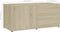 vidaXL - Tv-meubel - 80x34x36 - cm - bewerkt - hout - sonoma - eikenkleurig