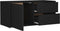 vidaXL - Tv-meubel - 80x34x36 - cm - bewerkt - hout - zwart