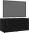 vidaXL - Tv-meubel - 80x34x36 - cm - bewerkt - hout - zwart