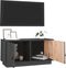 vidaXL - Tv-meubel - 80x34x40 - cm - massief - grenenhout - grijs