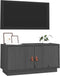vidaXL - Tv-meubel - 80x34x40 - cm - massief - grenenhout - grijs