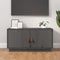 vidaXL - Tv-meubel - 80x34x40 - cm - massief - grenenhout - grijs