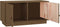 vidaXL - Tv-meubel - 80x34x40 - cm - massief - grenenhout - honingbruin