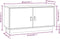 vidaXL - Tv-meubel - 80x34x40 - cm - massief - grenenhout