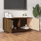 vidaXL - Tv-meubel - 80x34x40 - cm - massief - grenenhout - honingbruin