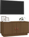 vidaXL - Tv-meubel - 80x34x40 - cm - massief - grenenhout - honingbruin