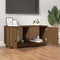 vidaXL - Tv-meubel - 80x34x40 - cm - massief - grenenhout - honingbruin