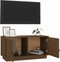 vidaXL - Tv-meubel - 80x34x40 - cm - massief - grenenhout - honingbruin