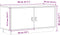 vidaXL - Tv-meubel - 80x34x40 - cm - massief - grenenhout