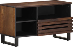 vidaXL - Tv-meubel - 80x34x46 - cm - massief - mangohout - bruin