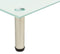 vidaXL - Tv-meubel - 80x35x17 - cm - gehard - glas - mat