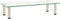vidaXL - Tv-meubel - 80x35x17 - cm - gehard - glas - transparant