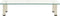 vidaXL - Tv-meubel - 80x35x17 - cm - gehard - glas - transparant