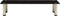 vidaXL - Tv-meubel - 80x35x17 - cm - gehard - glas - zwart