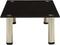 vidaXL - Tv-meubel - 80x35x17 - cm - gehard - glas - zwart