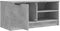 vidaXL - Tv-meubel - 80x35x36,5 - cm - bewerkt - hout - betongrijs