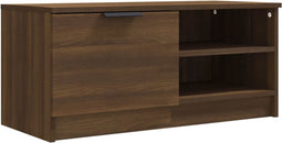 vidaXL - Tv-meubel - 80x35x36,5 - cm - bewerkt - hout - bruin - eikenkleur