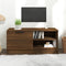 vidaXL - Tv-meubel - 80x35x36,5 - cm - bewerkt - hout - bruin - eikenkleur