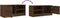 vidaXL - Tv-meubel - 80x35x36,5 - cm - bewerkt - hout - bruin - eikenkleur