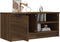vidaXL - Tv-meubel - 80x35x36,5 - cm - bewerkt - hout - bruin - eikenkleur