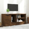 vidaXL - Tv-meubel - 80x35x36,5 - cm - bewerkt - hout - bruin - eikenkleur