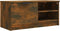 vidaXL - Tv-meubel - 80x35x36,5 - cm - bewerkt - hout - gerookt - eikenkleurig