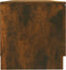 vidaXL - Tv-meubel - 80x35x36,5 - cm - bewerkt - hout - gerookt - eikenkleurig