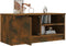 vidaXL - Tv-meubel - 80x35x36,5 - cm - bewerkt - hout - gerookt - eikenkleurig