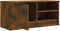 vidaXL - Tv-meubel - 80x35x36,5 - cm - bewerkt - hout - gerookt - eikenkleurig