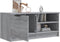 vidaXL - Tv-meubel - 80x35x36,5 - cm - bewerkt - hout - grijs - sonoma - eikenkleurig