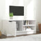 vidaXL - Tv-meubel - 80x35x36,5 - cm - bewerkt - hout - hoogglans - wit