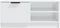 vidaXL - Tv-meubel - 80x35x36,5 - cm - bewerkt - hout - hoogglans - wit