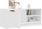 vidaXL - Tv-meubel - 80x35x36,5 - cm - bewerkt - hout - wit