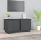 vidaXL - Tv-meubel - 80x35x40,5 - cm - massief - grenenhout - grijs