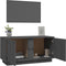 vidaXL - Tv-meubel - 80x35x40,5 - cm - massief - grenenhout - grijs