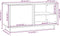 vidaXL - Tv-meubel - 80x35x40,5 - cm - massief - grenenhout - honingbruin