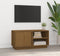 vidaXL - Tv-meubel - 80x35x40,5 - cm - massief - grenenhout - honingbruin