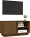vidaXL - Tv-meubel - 80x35x40,5 - cm - massief - grenenhout - honingbruin