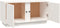 vidaXL - Tv-meubel - 80x35x40,5 - cm - massief - grenenhout - wit