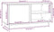 vidaXL - Tv-meubel - 80x35x40,5 - cm - massief - grenenhout - wit