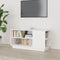 vidaXL - Tv-meubel - 80x35x40,5 - cm - massief - grenenhout - wit