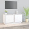vidaXL - Tv-meubel - 80x35x40,5 - cm - massief - grenenhout - wit