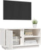 vidaXL - Tv-meubel - 80x35x40,5 - cm - massief - grenenhout - wit