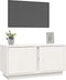 vidaXL - Tv-meubel - 80x35x40,5 - cm - massief - grenenhout - wit