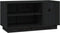 vidaXL - Tv-meubel - 80x35x40,5 - cm - massief - grenenhout - zwart