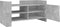 vidaXL - Tv-meubel - 80x35x40 - cm - bewerkt - hout - betongrijs