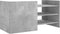vidaXL - Tv-meubel - 80x35x40 - cm - bewerkt - hout - betongrijs