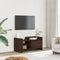 vidaXL - Tv-meubel - 80x35x40 - cm - bewerkt - hout - bruin - eikenkleurig