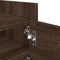 vidaXL - Tv-meubel - 80x35x40 - cm - bewerkt - hout - bruin - eikenkleurig